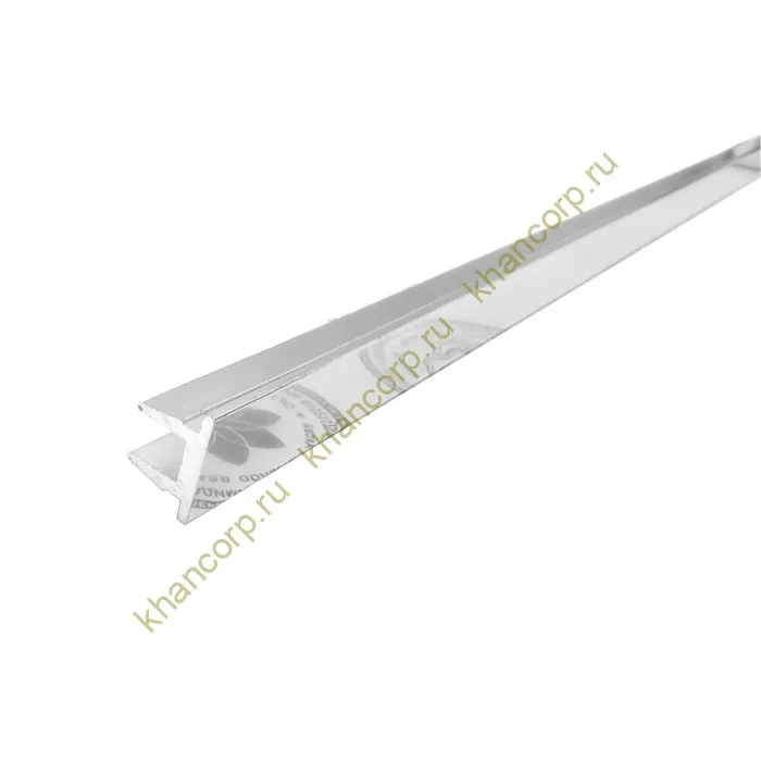 Верхняя заглушка FDPA-500.1 для п-образного профиля 19х13х2 мм, 1 м, алюминий/полированный