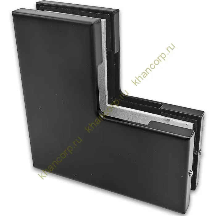 Фитинг угловой, FKF-23 нержавейка/черный