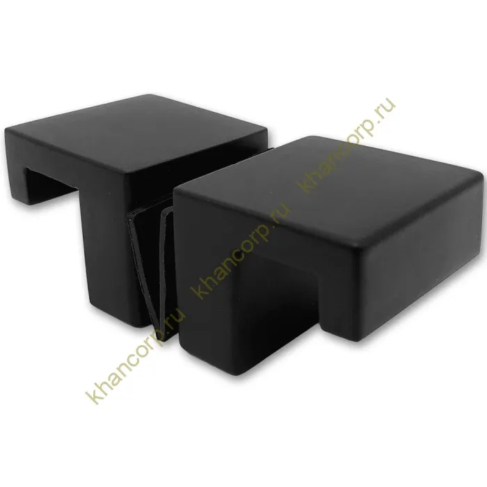 Ручка кноб FDR-58, нержавейка/черный