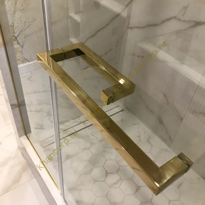 Ручка скоба FDR-72, 25x25x200x400х1.0 мм, нержавейка/золото