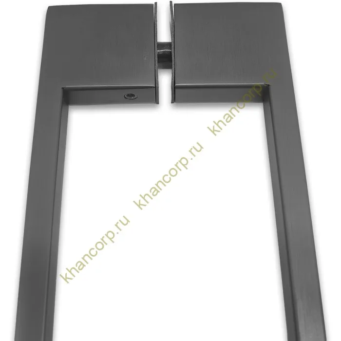 Ручка скоба FDR-92, 10х15х450х1.0 мм, нержавейка/оружейная сталь