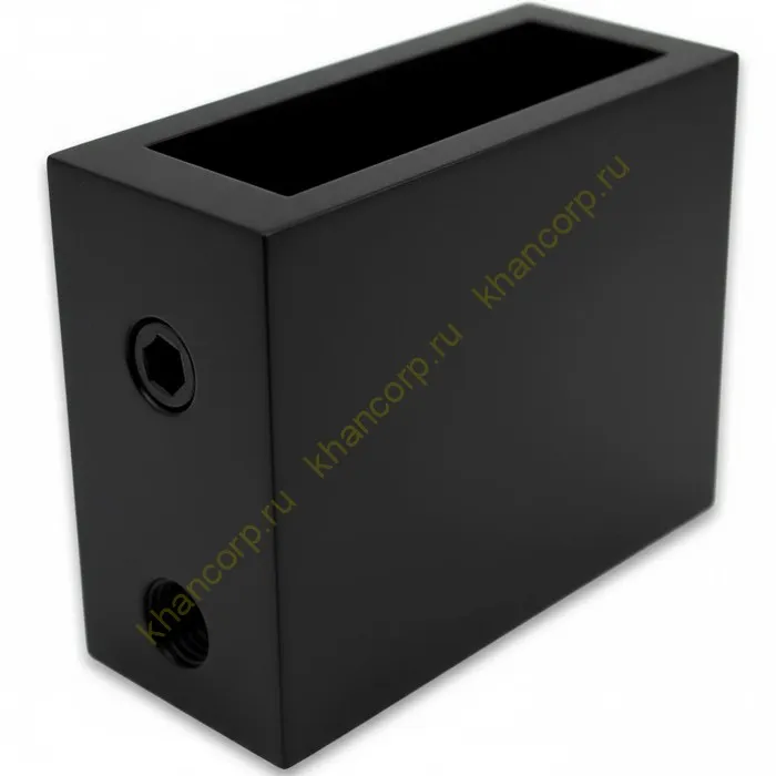 Крепление FDC-30 трубы 30х10 к стене, нержавейка/черный