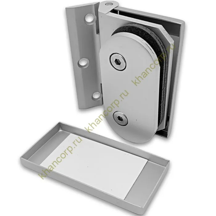 Петля FMP-14 для межкомнатной двери из стекла на коробку, алюминий/анодированный