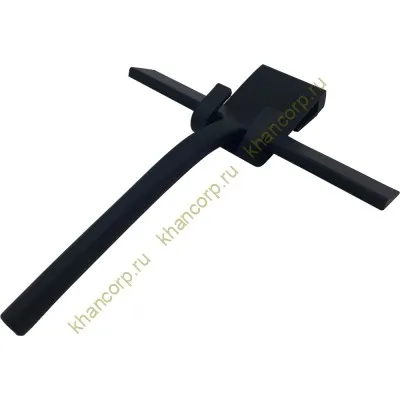 Скребок для удаления воды FDA-70, силиконовый, черный