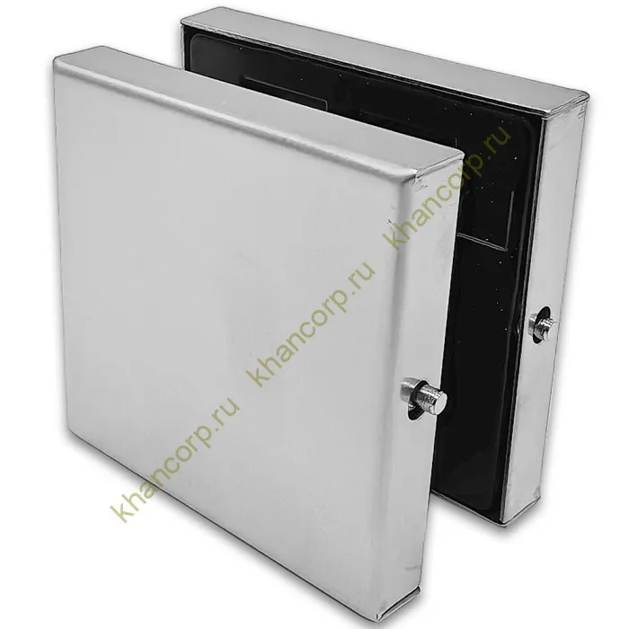 Коннектор FKF-30 стена-стекло, нержавейка/матовый