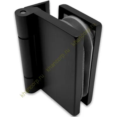 Петля FMP-14 для межкомнатной двери из стекла на коробку, алюминий/черный