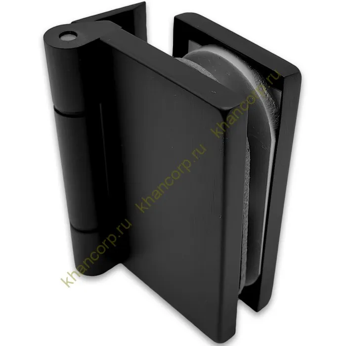 Петля FMP-14 для межкомнатной двери из стекла на коробку, алюминий/черный