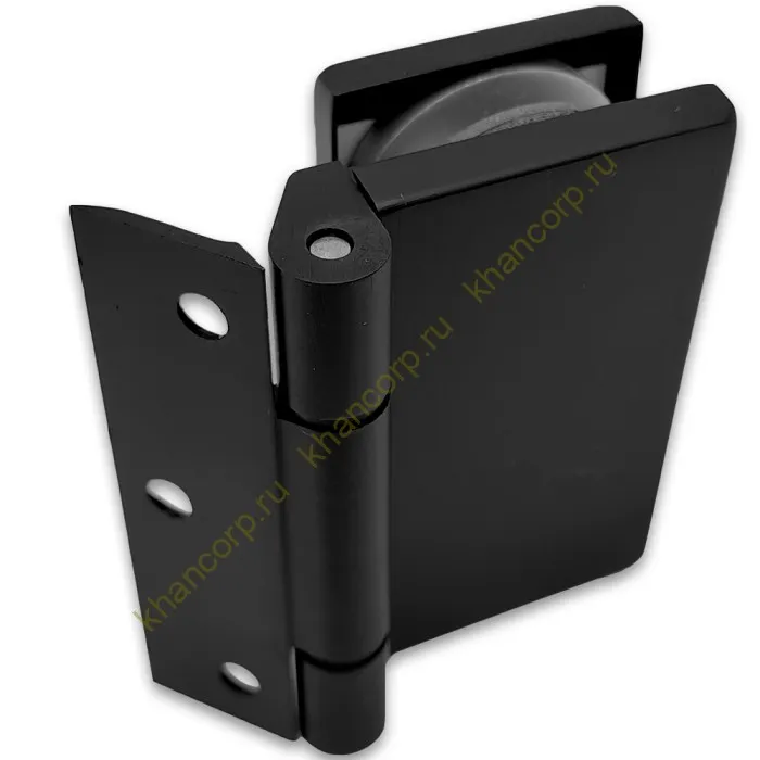 Петля FMP-14 для межкомнатной двери из стекла на коробку, алюминий/черный