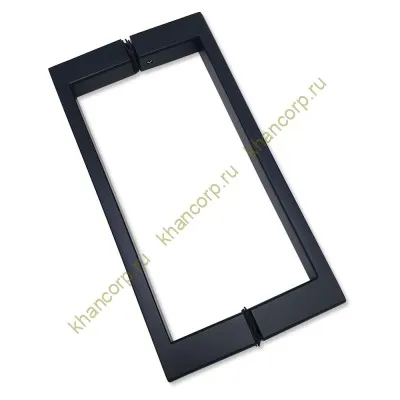 Ручка скоба FDR-76, 20х10х200 мм, нержавейка/черный