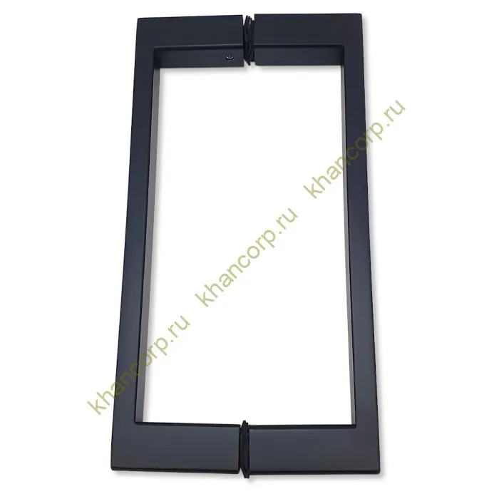 Ручка скоба FDR-76, 20х10х200 мм, нержавейка/черный