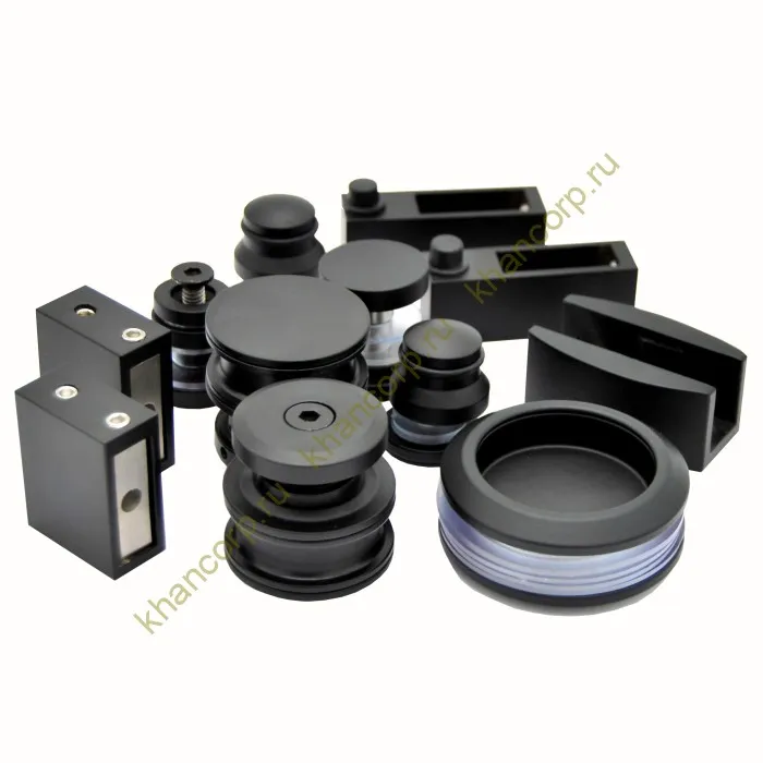 Раздвижная система Альфа FDS-1 нержавейка/черный