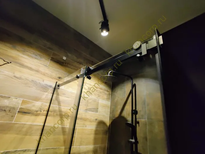 Раздвижная система Альфа FDS-1 нержавейка/черный