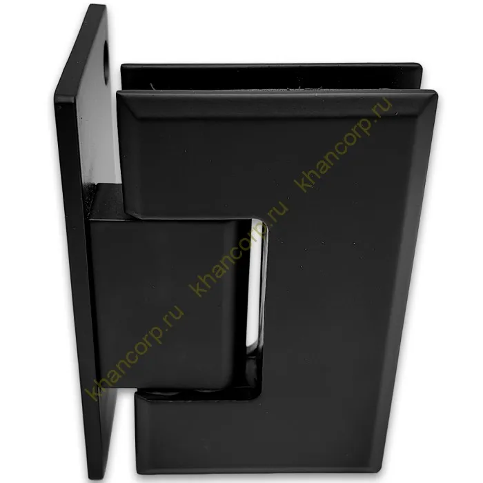 Петля Бета β FDP-20E стена-стекло с боковым креплением, нержавейка/черный