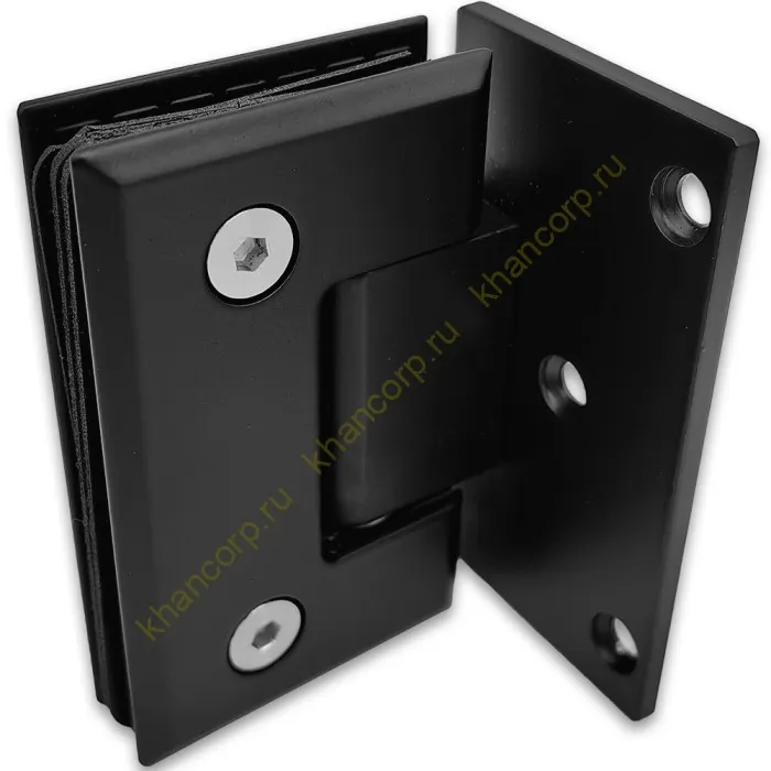 Петля Бета β FDP-20E стена-стекло с боковым креплением, нержавейка/черный