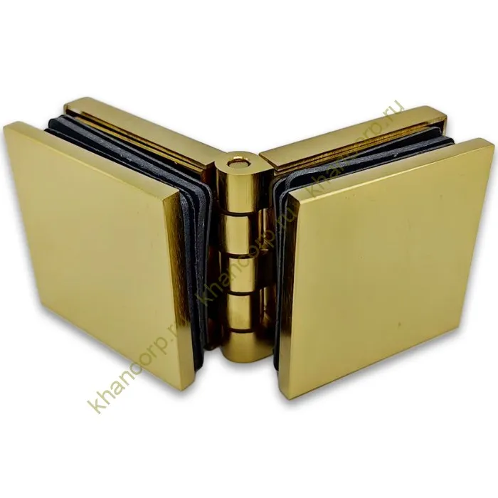 Коннектор Пегас FDK-101 стекло-стекло 0°-180° латунь/брашированное золото