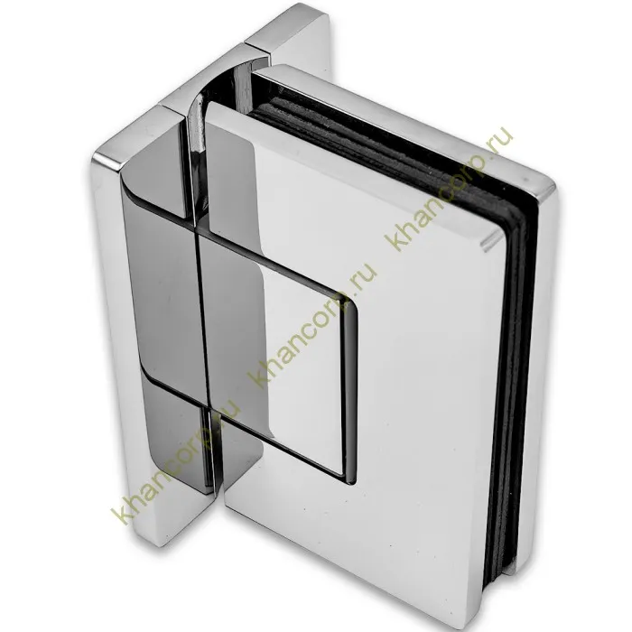 Петля Афина FDP-131 стена-стекло с центральным креплением, латунь/хром