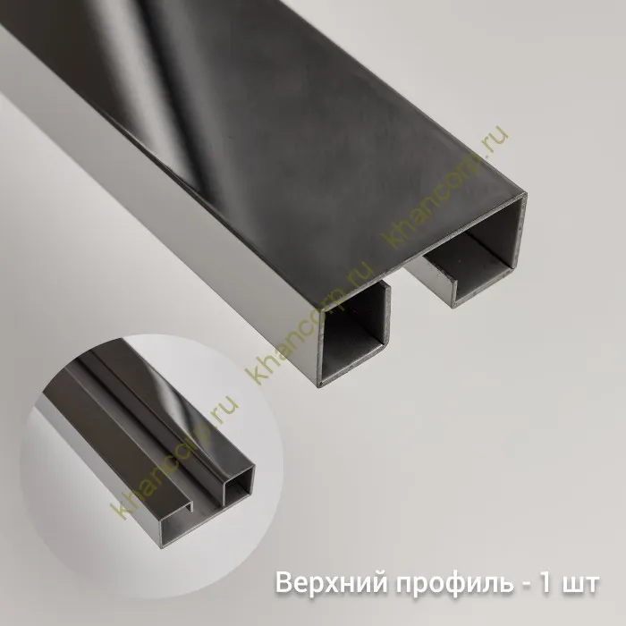 Трапециевидный распашной комплект Юнона FDS-104, 750х620х750х2000 мм, нержавейка/полированный