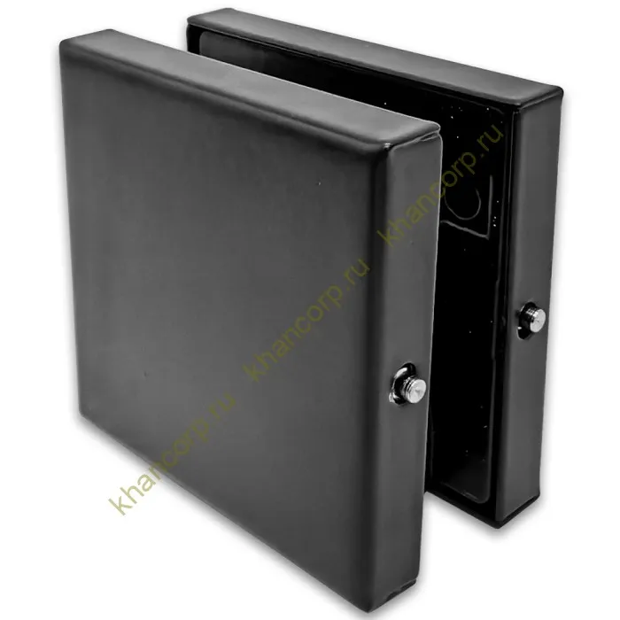 Коннектор FKF-30 стена-стекло, нержавейка/черный