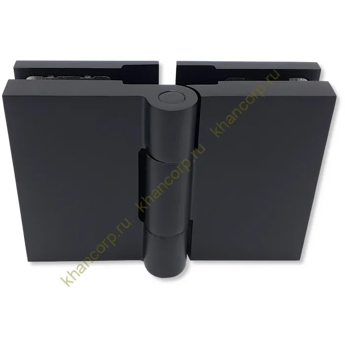 Петля Майя FDP-171 стекло-стекло 180˚, латунь/черный