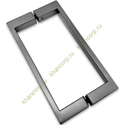 Ручка скоба FDR-76, 20х10х200 мм, нержавейка/оружейная сталь