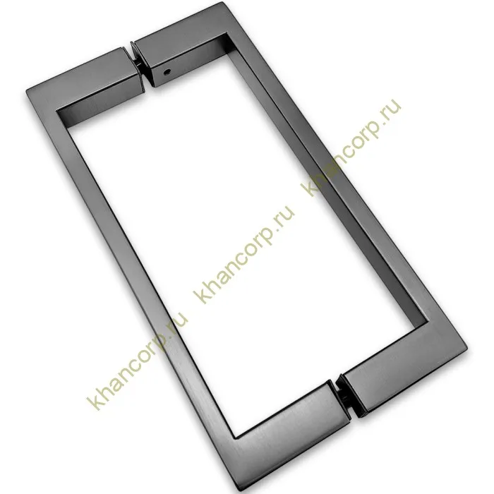 Ручка скоба FDR-76, 20х10х200 мм, нержавейка/оружейная сталь