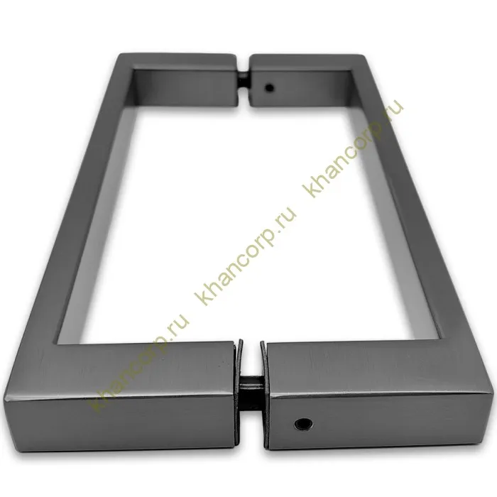 Ручка скоба FDR-76, 20х10х200 мм, нержавейка/оружейная сталь