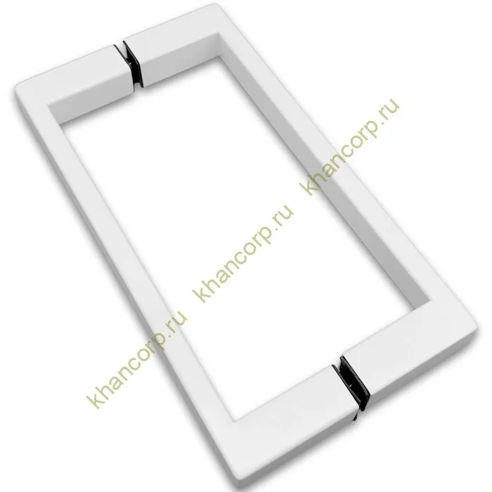 Ручка скоба FDR-76, 20х10х200 мм, нержавейка/белый