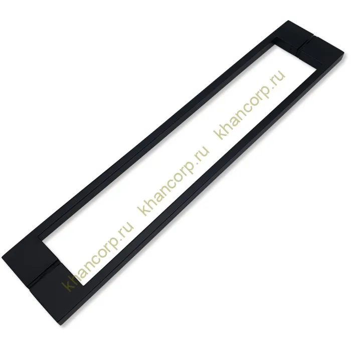 Ручка скоба FDR-92, 10х15х450х1.0 мм, нержавейка/черный