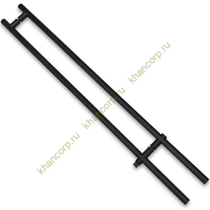 Ручка FKR-213 для стеклянной двери 35x1125х1500х1 м с замком, нержавейка/черный