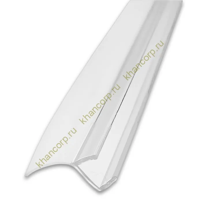 Уплотнитель узкопрофильный ПРЕМИУМ Ц-образный прозрачный 2.5 м, ус 16 мм под стекло 8 мм FDPP-715.8