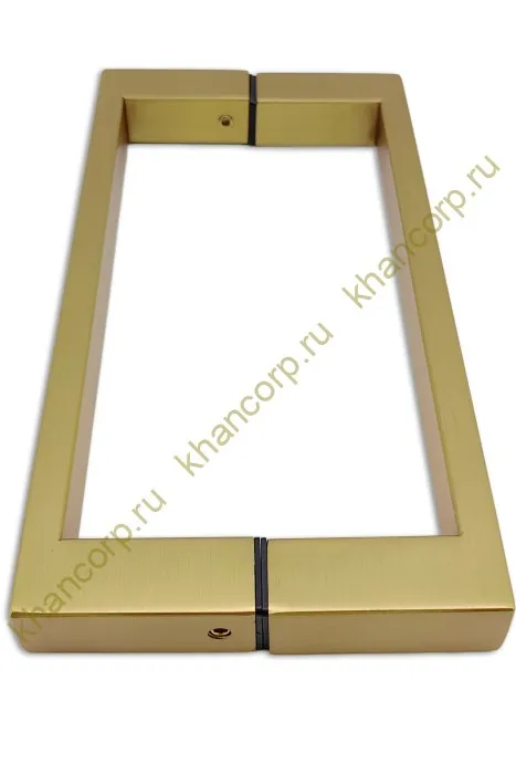 Ручка скоба FDR-76, 20х10х200 мм, нержавейка/брашированное золото