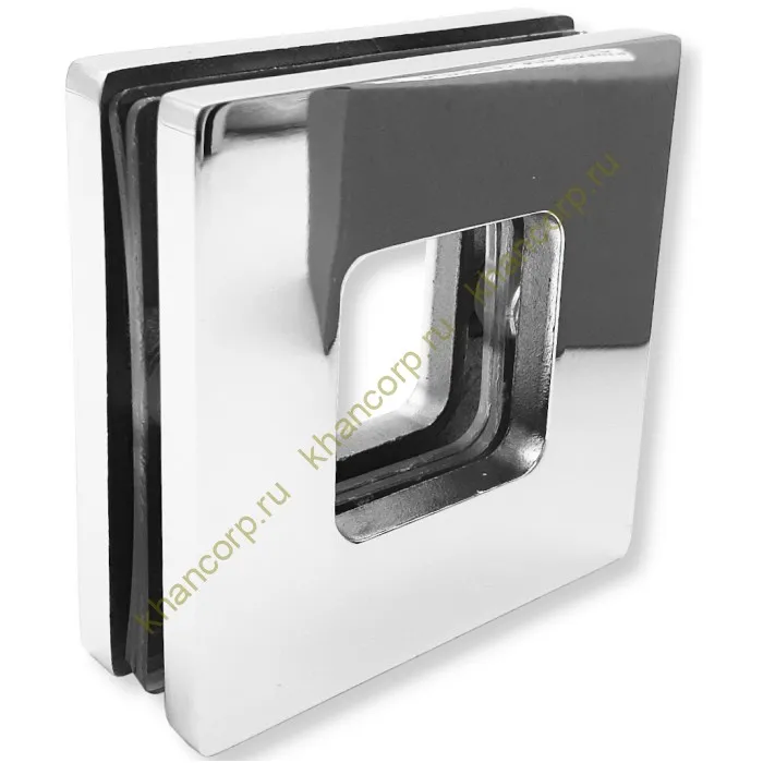 Ручка купе Дриада FDR-110, 77х77 квадратная, нержавейка/полированный