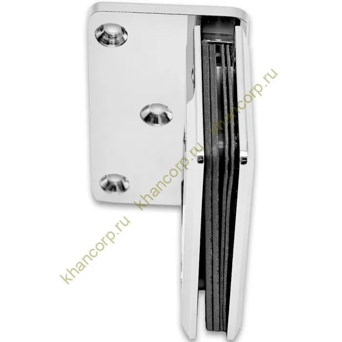 Петля Бета β FDP-20 стена-стекло с боковым креплением, латунь/хром