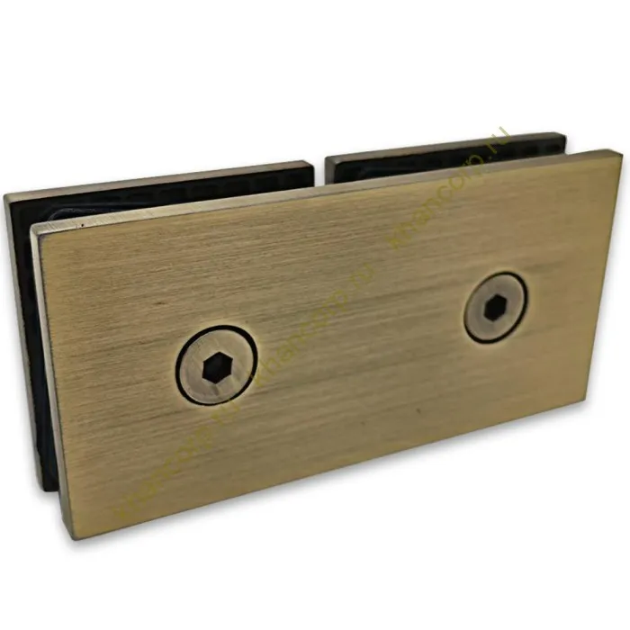 Коннектор Альфа α FDK-16 стекло-стекло 180˚, нержавейка/бронза