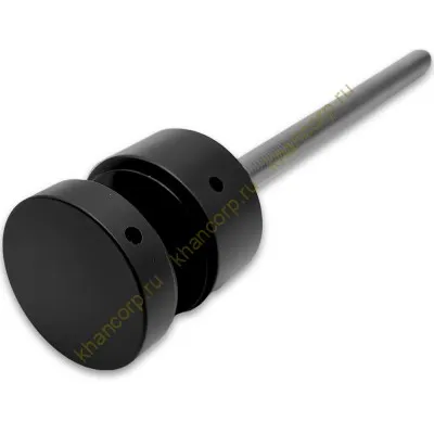 Стеклодержатель FKK-45, 10х20 мм Ø40 мм М10x1.5 для стекла, нержавейка/черный