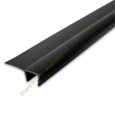 Уплотнитель узкопрофильный ПРЕМИУМ F-образный черный 2.5 м, ус 16 мм. под стекло 8 мм FDPP-717.8