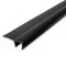 Уплотнитель узкопрофильный ПРЕМИУМ F-образный черный 2.5 м, ус 16 мм. под стекло 8 мм FDPP-717.8
