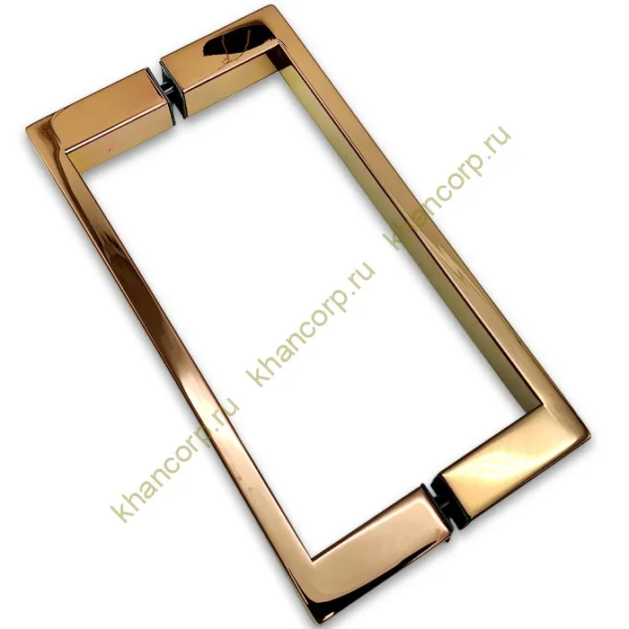 Ручка скоба FDR-76, 20х10х200 мм, нержавейка/розовое золото