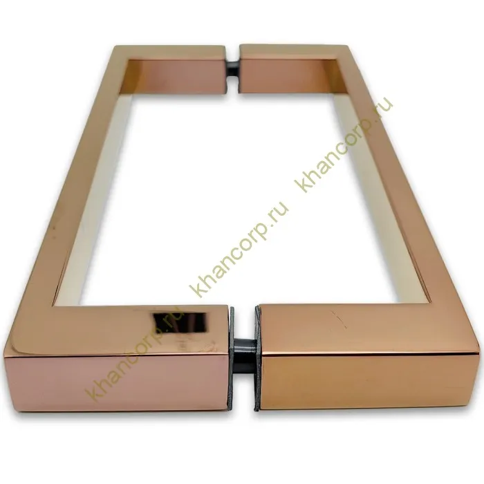 Ручка скоба FDR-76, 20х10х200 мм, нержавейка/розовое золото