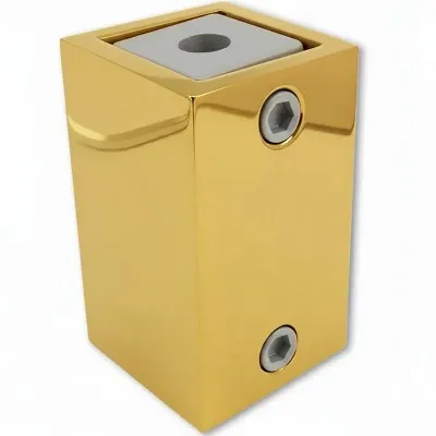 Крепление FDC-60 трубы 15х15 к стене, нержавейка/золото