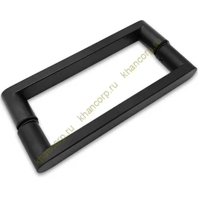 Ручка скоба FDR-86, 25*200*225 мм, нержавейка/черный