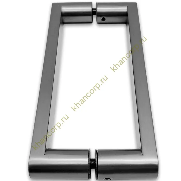 Ручка скоба FDR-86, 25*200*225 мм, нержавейка/оружейная сталь