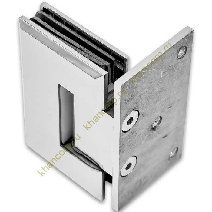 Петля Бета β FDP-20 стена-стекло с боковым креплением, нержавейка/полированный