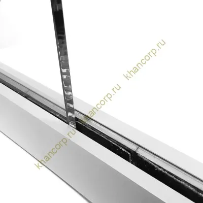 Профиль зажимной FKP-40 в сборе с крышкой, алюминий/анодированный