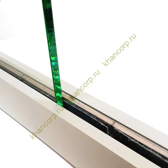 Профиль зажимной FKP-40 в сборе с крышкой, алюминий/анодированный