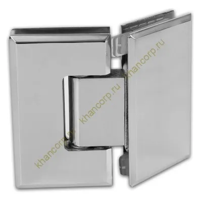 Петля Бета β FDP-24E стекло-стекло 135˚, нержавейка/полированный