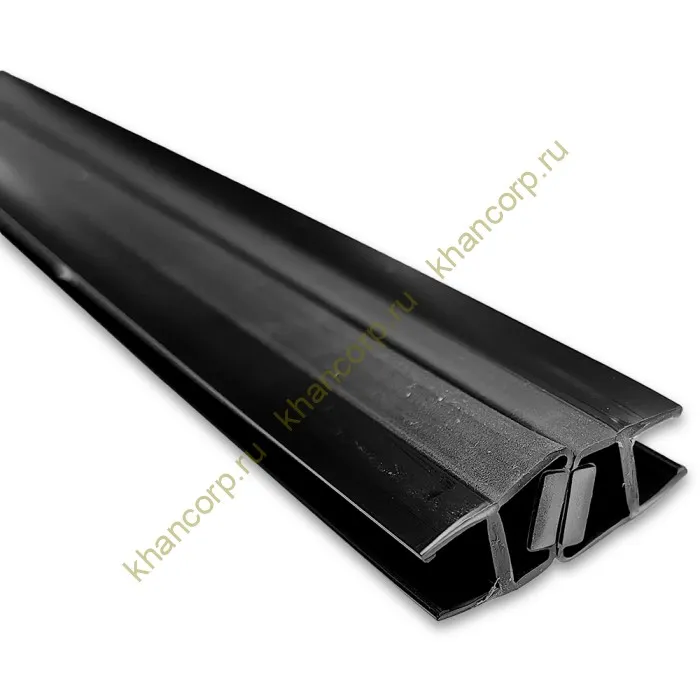 Уплотнитель магнитный узкопрофильный ПРЕМИУМ 135°, 180° черный 2.5 м под стекло 8 мм FDPP-811.8