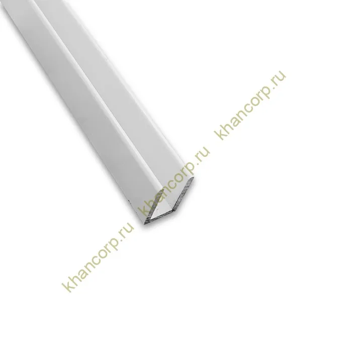 Профиль для стекла FDPA-51.22, 19х12х1,75, длина 2,2 м, алюминий/белый