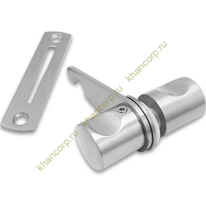 Защелка сантехническая FDA-88L стекло-стена левая, нержавейка/матовый