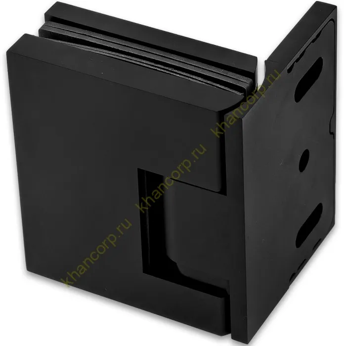 Петля Фурия FDP-240R стена-стекло 90° правая, с подъемным механизмом, латунь/черный